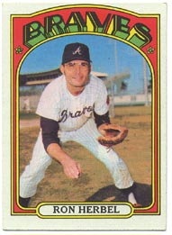 1972 Topps Baseball Cards      469     Ron Herbel